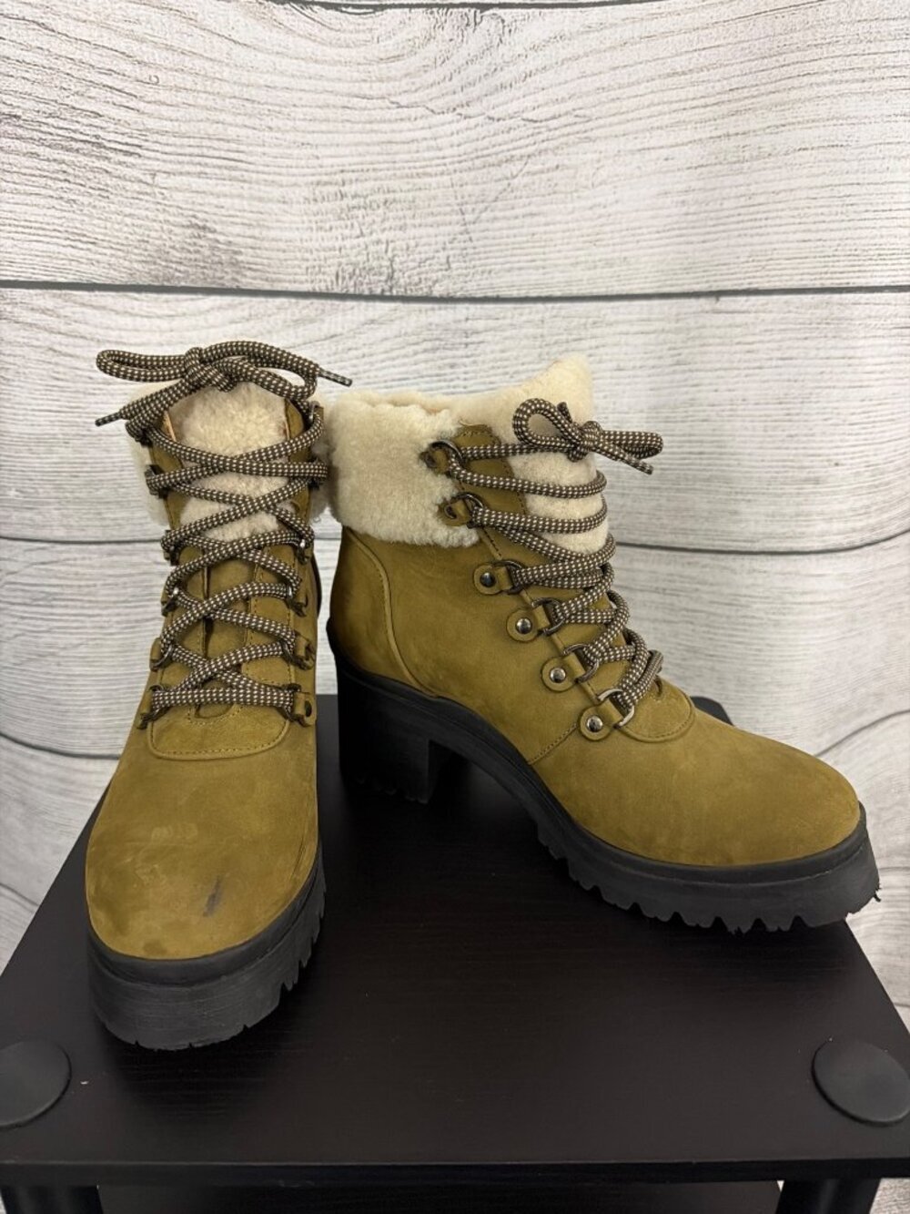M. Gemi The Adele Shearling Bootie Size 39.5